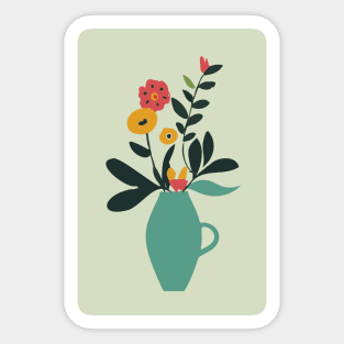 Vase of flowers Sticker